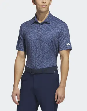 Adidas Ultimate365 Allover Print Golf Polo Shirt