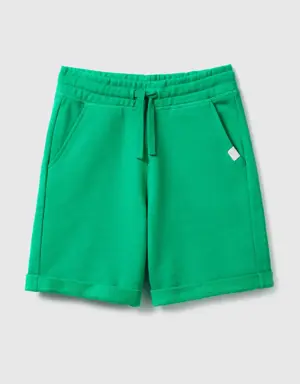 bermudas in pure cotton sweat