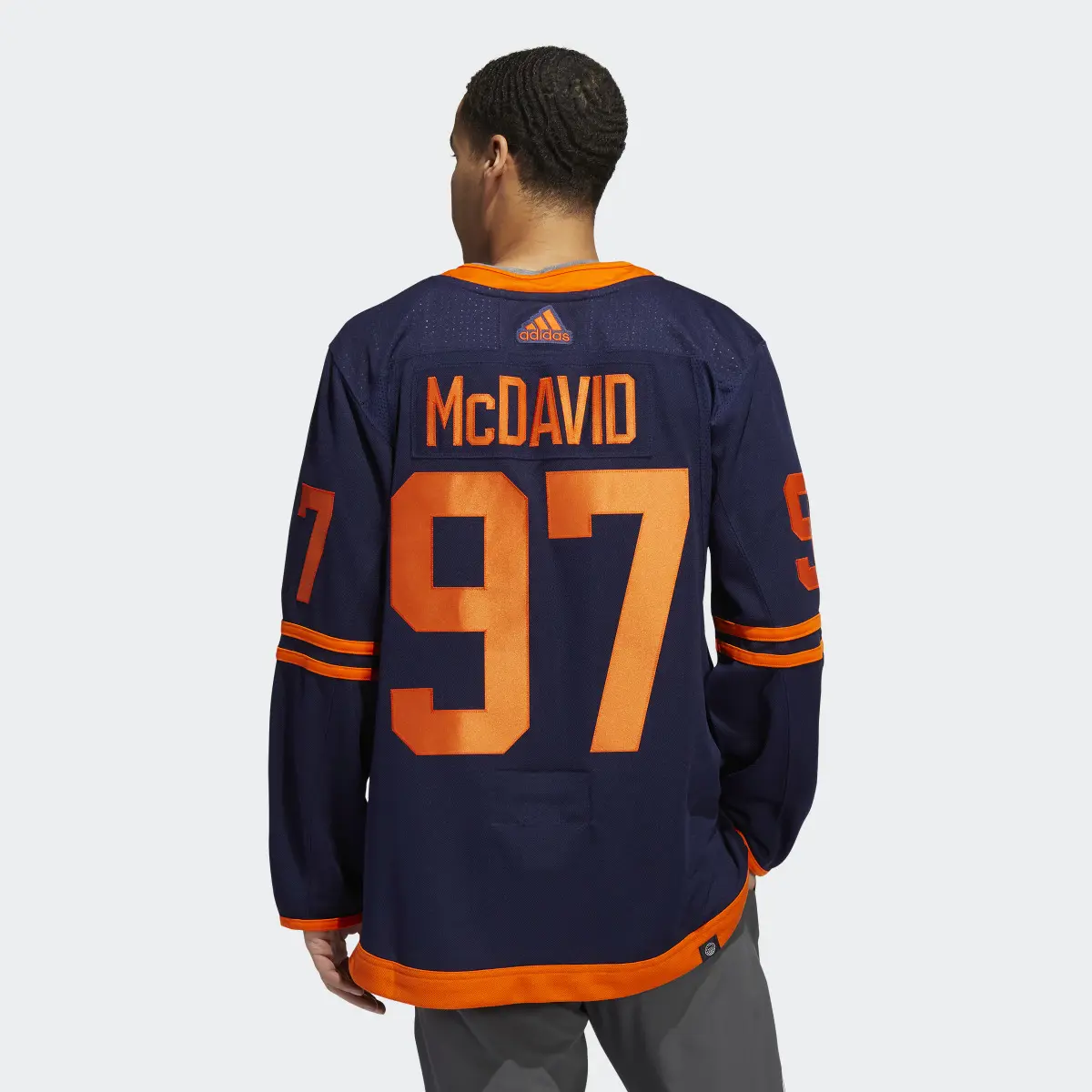 Adidas Oilers McDavid Third Authentic Jersey. 3