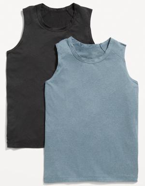 Cloud 94 Soft Go-Dry Cool Performance Tank 2-Pack for Boys black