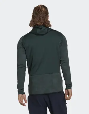 Adidas Terrex Tech Flooce Hooded Hiking Fleece Jacket. 3 Adidas Terrex Tech Flooce Hooded Hiking Fleece Jacket. 3