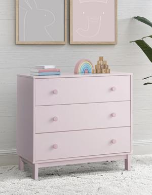 babyGap Legacy Knobs 3 Drawer Dresser pink