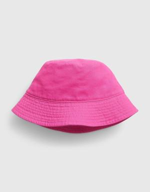 Gap 100% Organic Cotton Bucket Hat pink