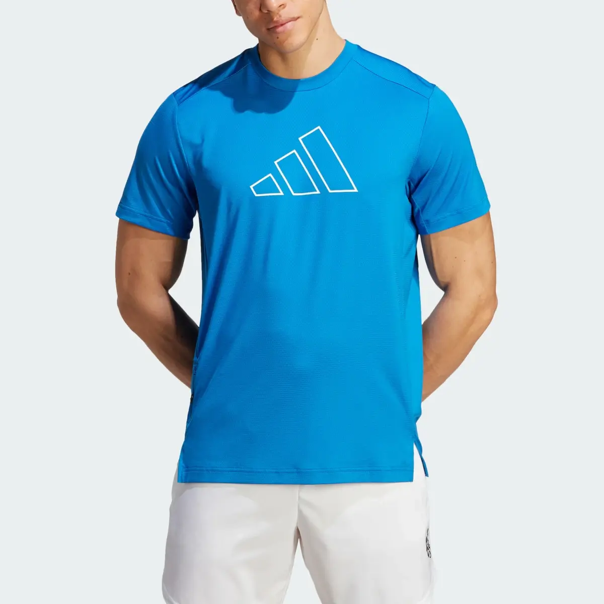 Adidas Train Icons Big Logo Training Tee. 1