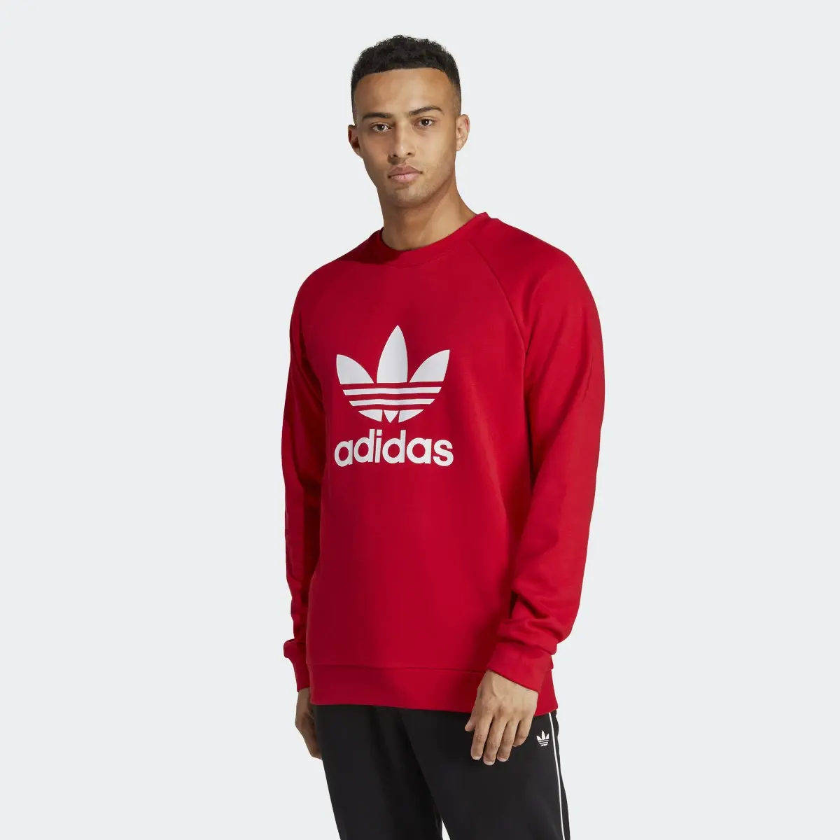 Adidas Adicolor Classics Trefoil Crewneck Sweatshirt. 2