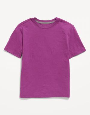 Old Navy Softest Short-Sleeve Solid T-Shirt for Boys purple