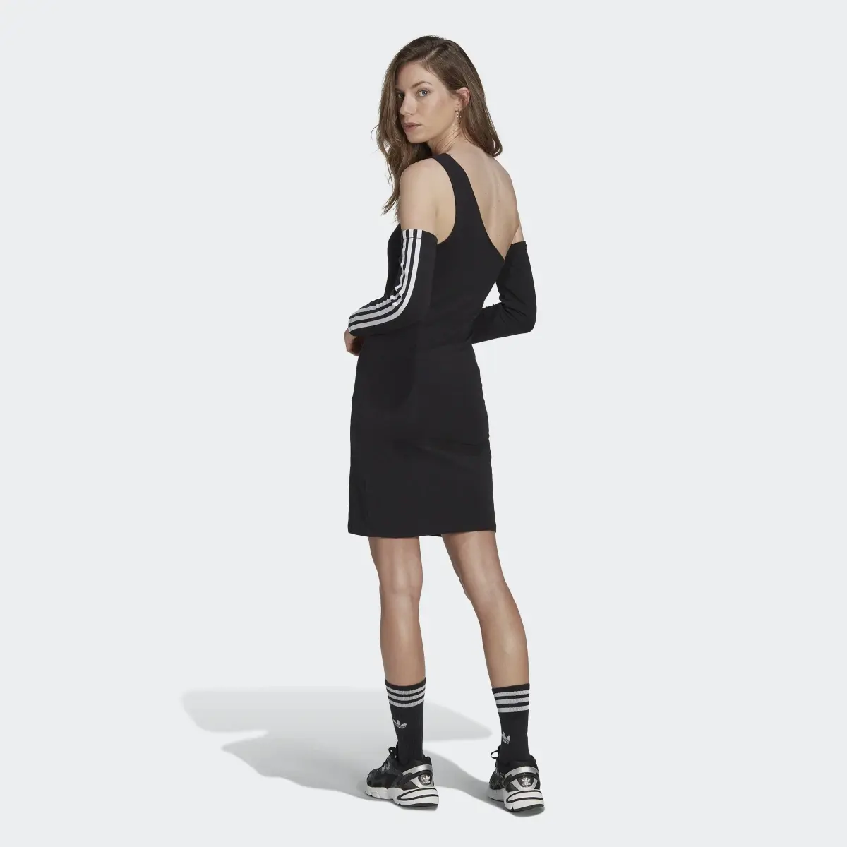 Adidas Centre Stage Cutout Long Sleeve Dress. 3