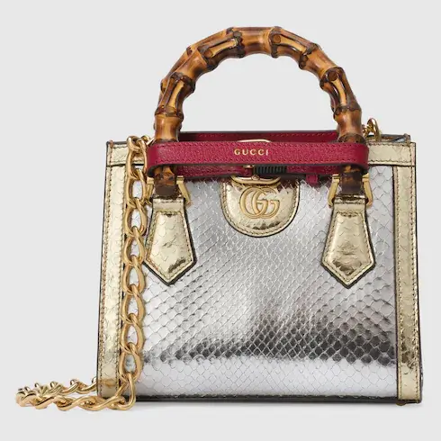 Gucci Nojum Diana mini python bag. 1
