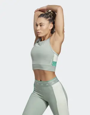 Techfit Colorblock Crop Tank Top