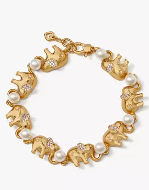 Winter Carnival Elephant Bracelet