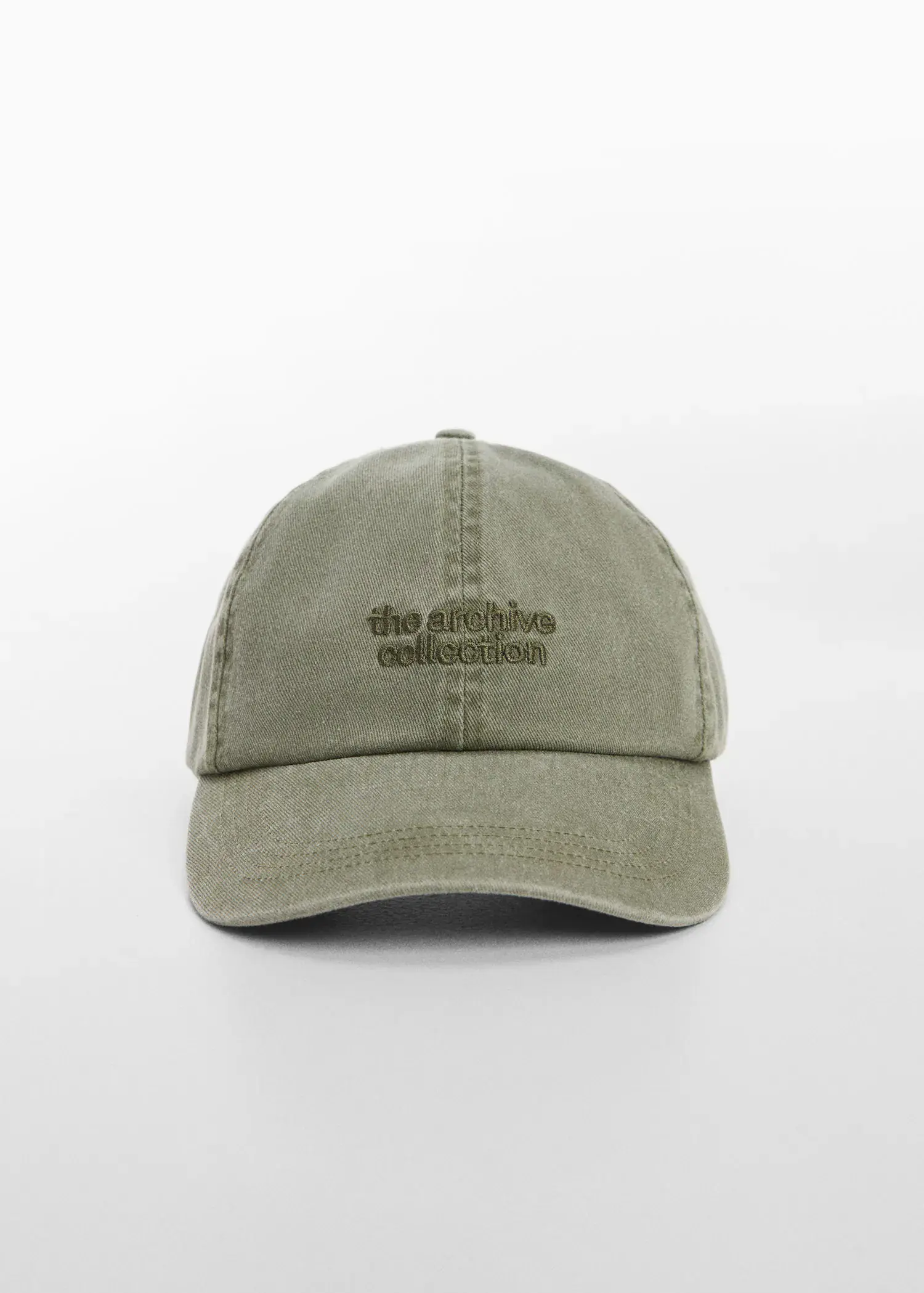 Mango Embroidered message cap. 1