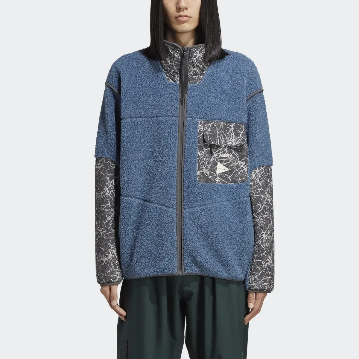 Adidas Terrex x and wander Fleece Jacket. 1