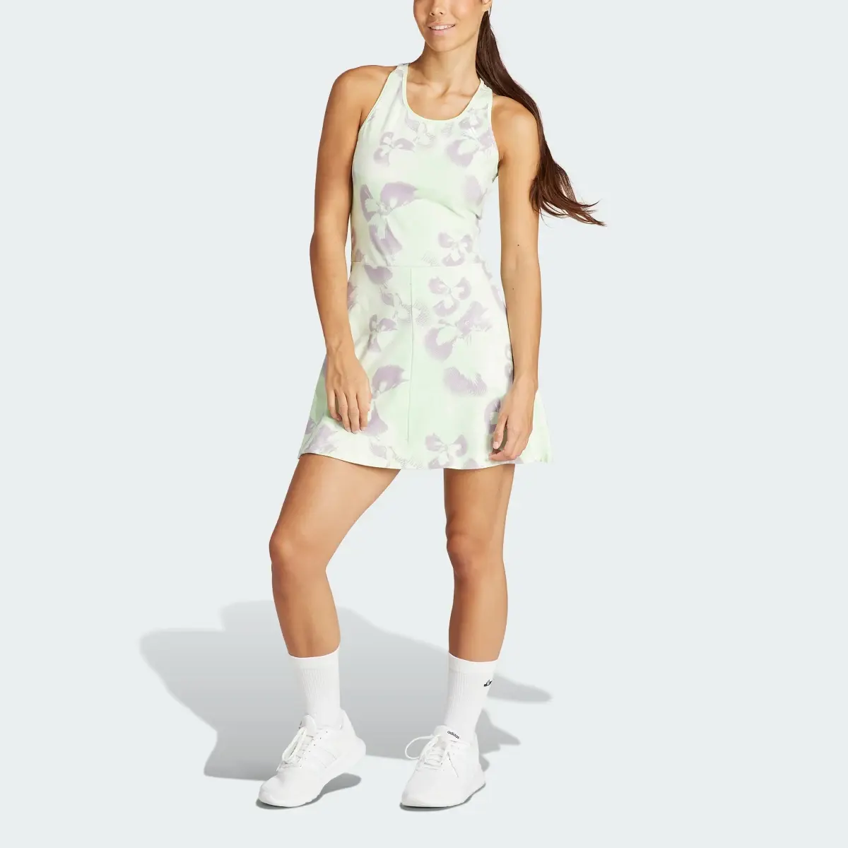 Adidas Vestido Floral Tejido Jersey Estampado. 1