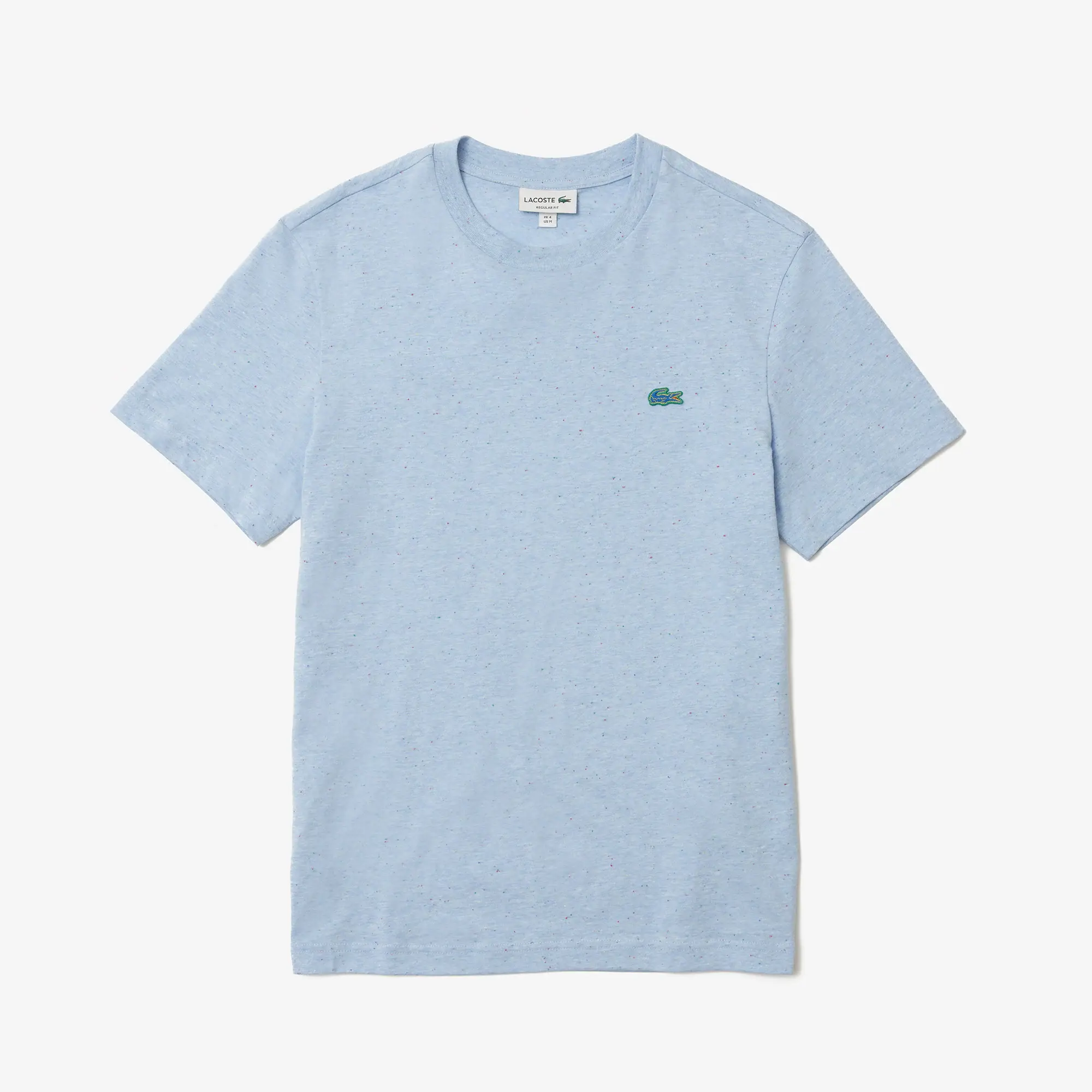 Lacoste Playera de punto de algodón con estampado moteado para hombre. 2