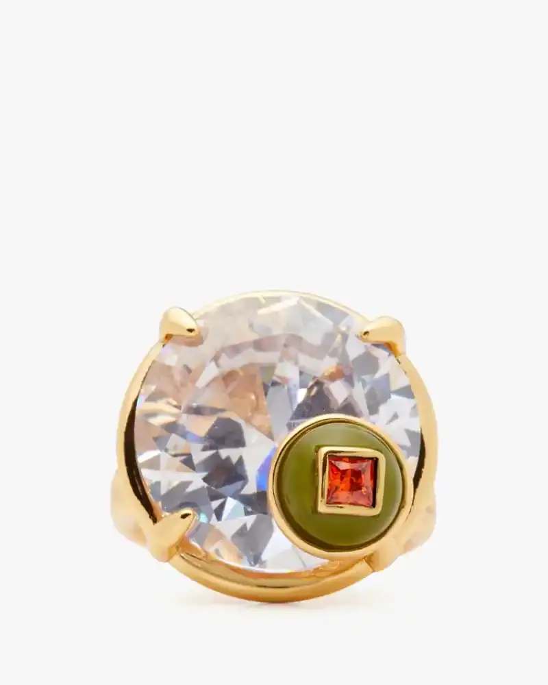 Kate Spade Shaken Or Stirred Cocktail Ring. 1