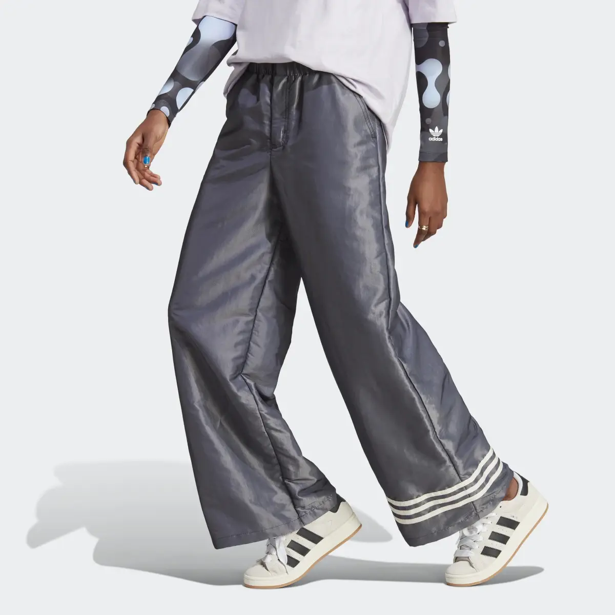 Adidas Wide Leg Pants. 1