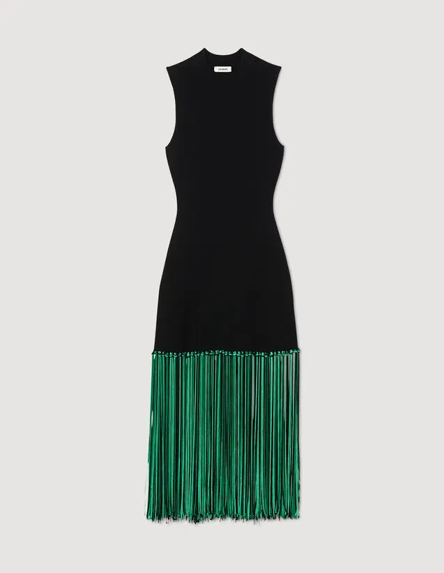 Sandro Fringed dress Login to add to Wish list. 2