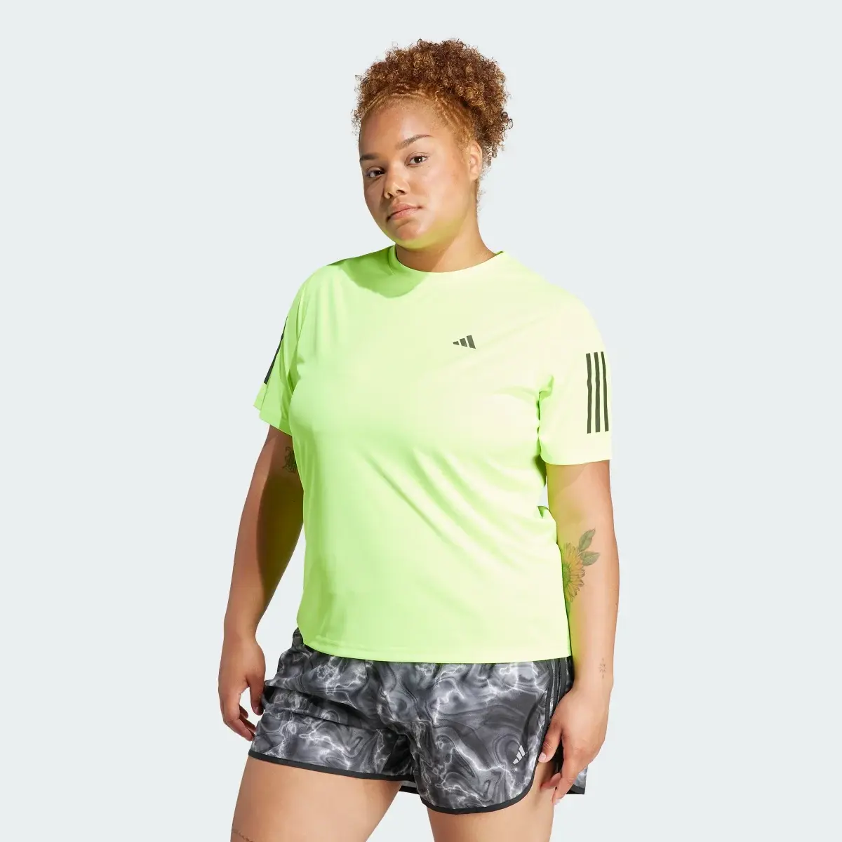 Adidas Own the Run T-Shirt (Plus Size). 2