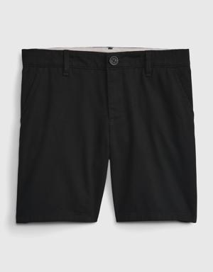 Kids Uniform Midi Shorts black