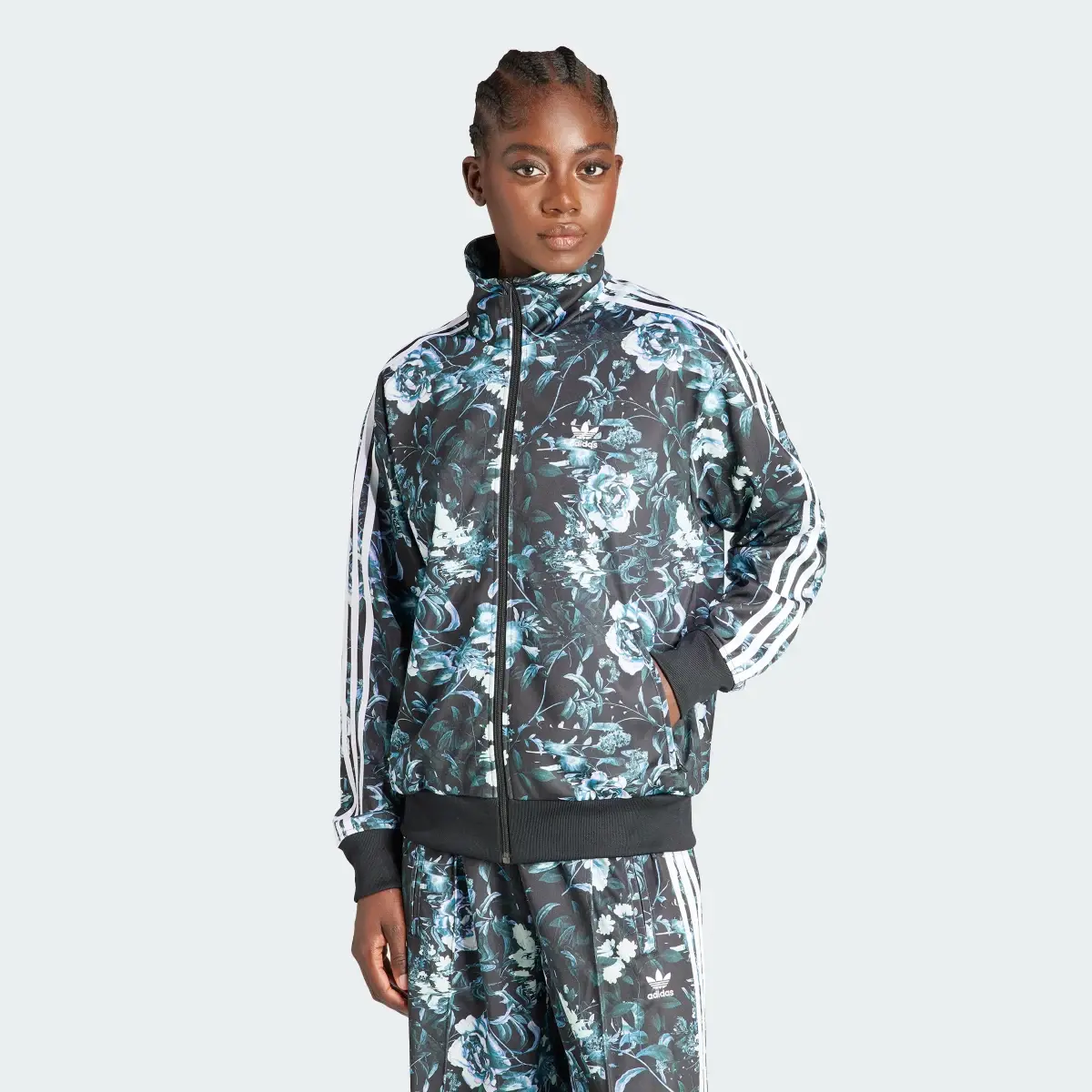 Adidas Flower Firebird Track Jacket. 2