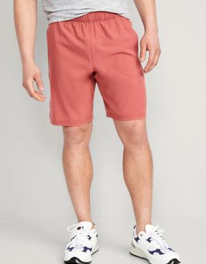 Essential Woven Workout Shorts for Men -- 9-inch inseam red