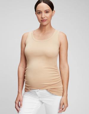 Gap Maternity Modern Tank Top beige