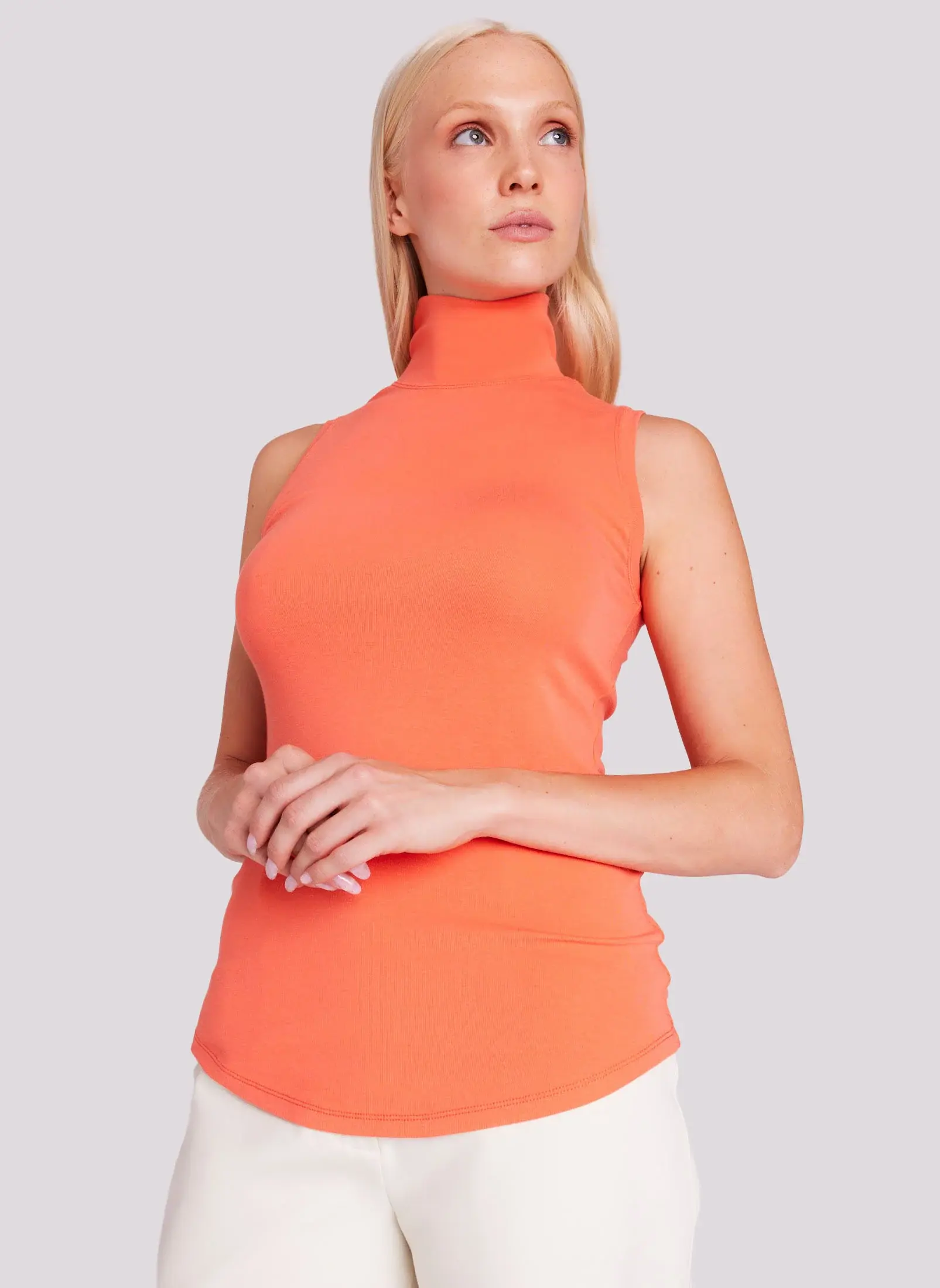 Kit And Ace Kit Sleeveless Turtleneck. 1