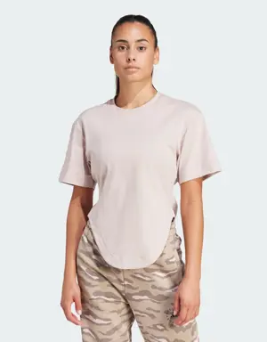 Adidas T-shirt base incurvée adidas by Stella McCartney Sportswear. 2 Adidas T-shirt base incurvée adidas by Stella McCartney Sportswear. 2