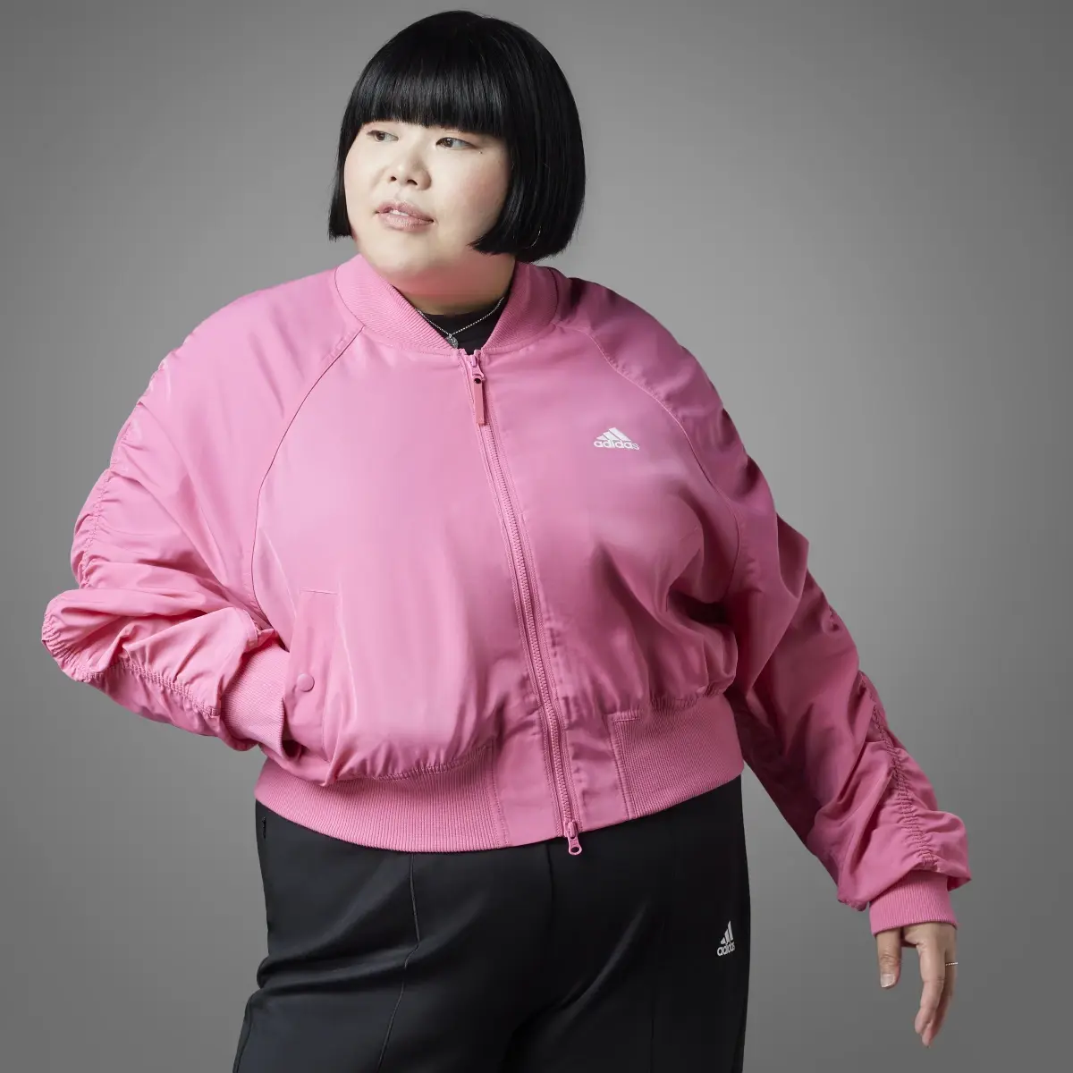 Adidas Collective Power Bomber Jacket (Plus Size). 1