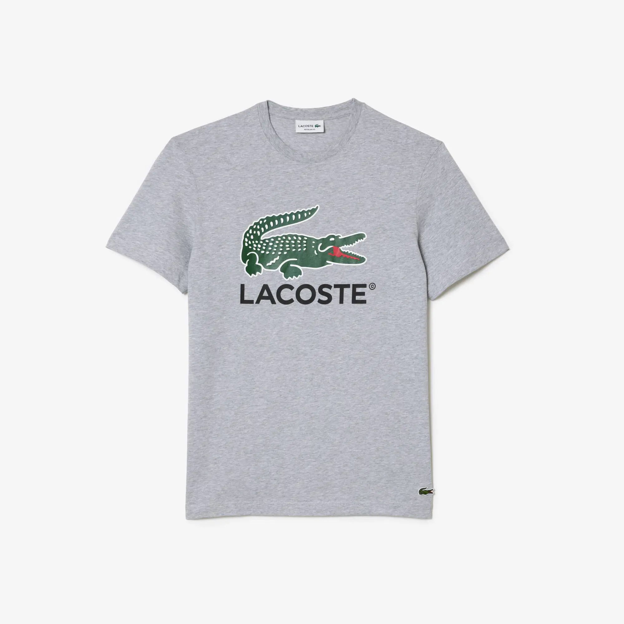 Lacoste Men's Cotton Jersey Signature Print T-Shirt. 2