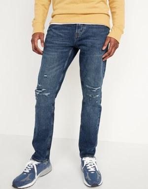 Slim Built-In Flex Ripped Jeans blue