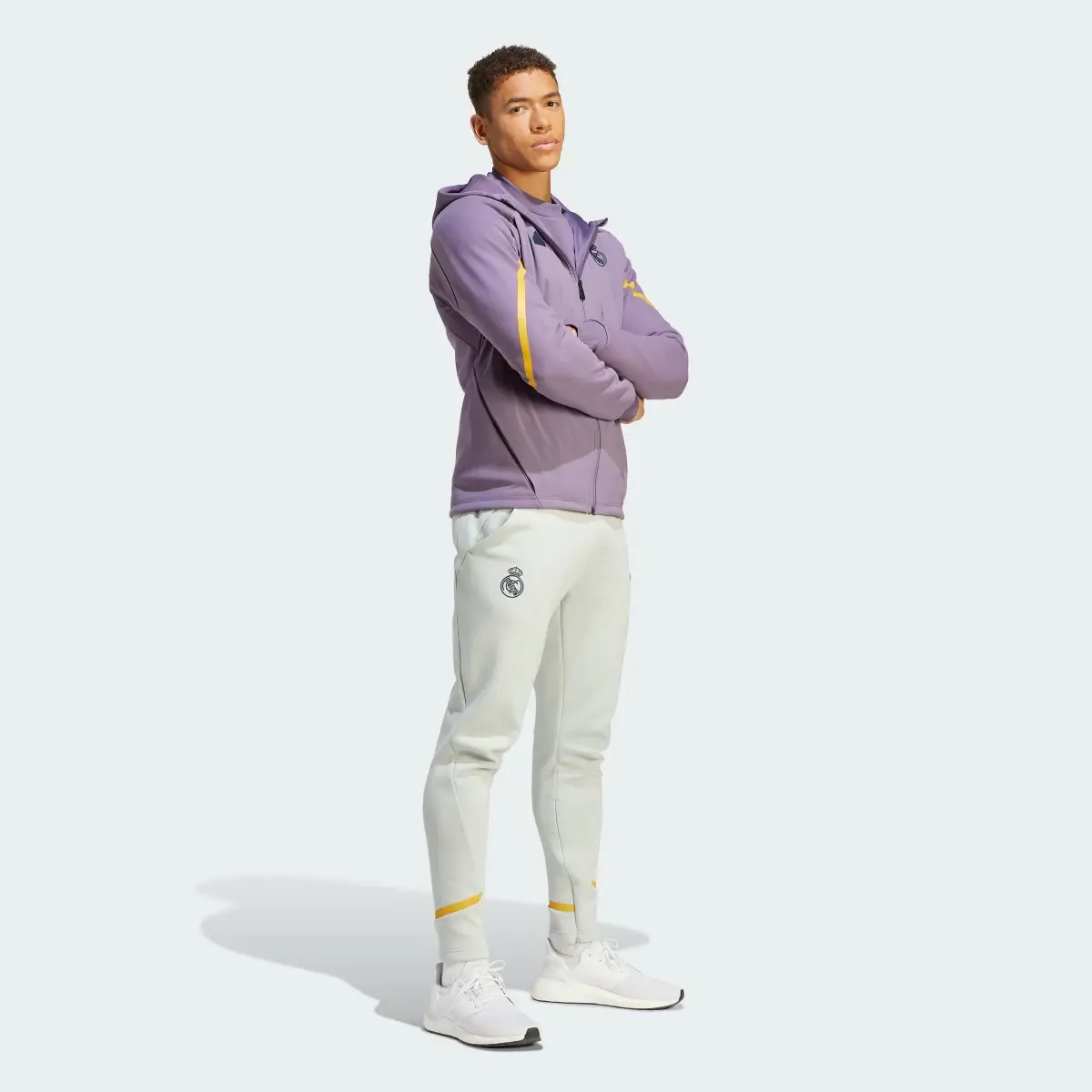 Adidas Real Madrid Designed for Gameday Tracksuit Bottoms. 3