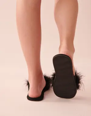 Memory Foam Open Slide Slippers