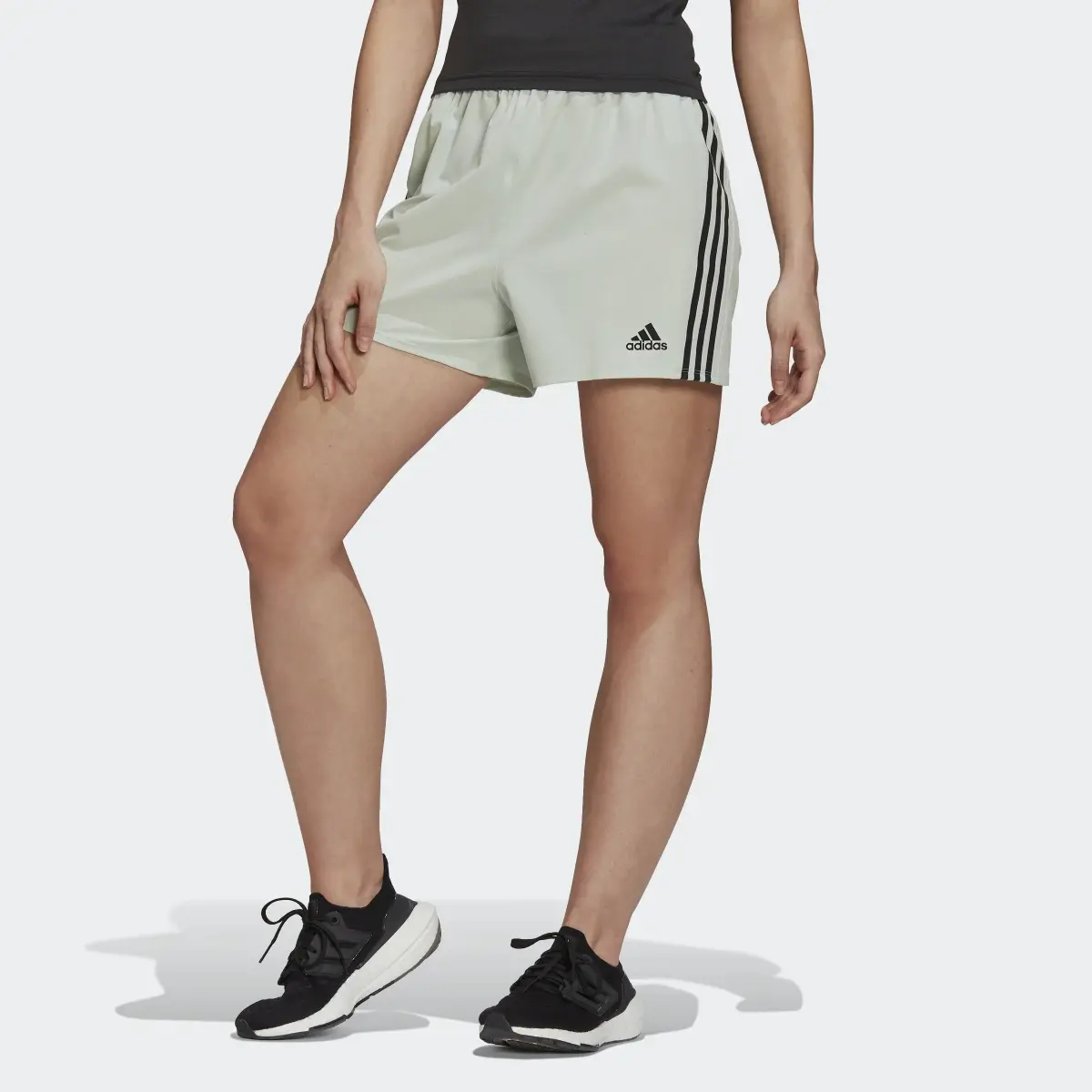 Adidas TRAINICONS 3-Stripes Woven Shorts. 1