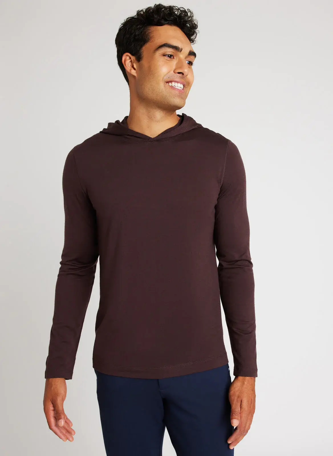 Kit And Ace Merino Jersey Hooded Tee. 1