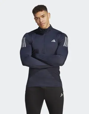 Adidas Own the Run 1/4 Zip Long Sleeve Sweatshirt