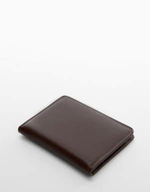 Anti-contactless leather card holder