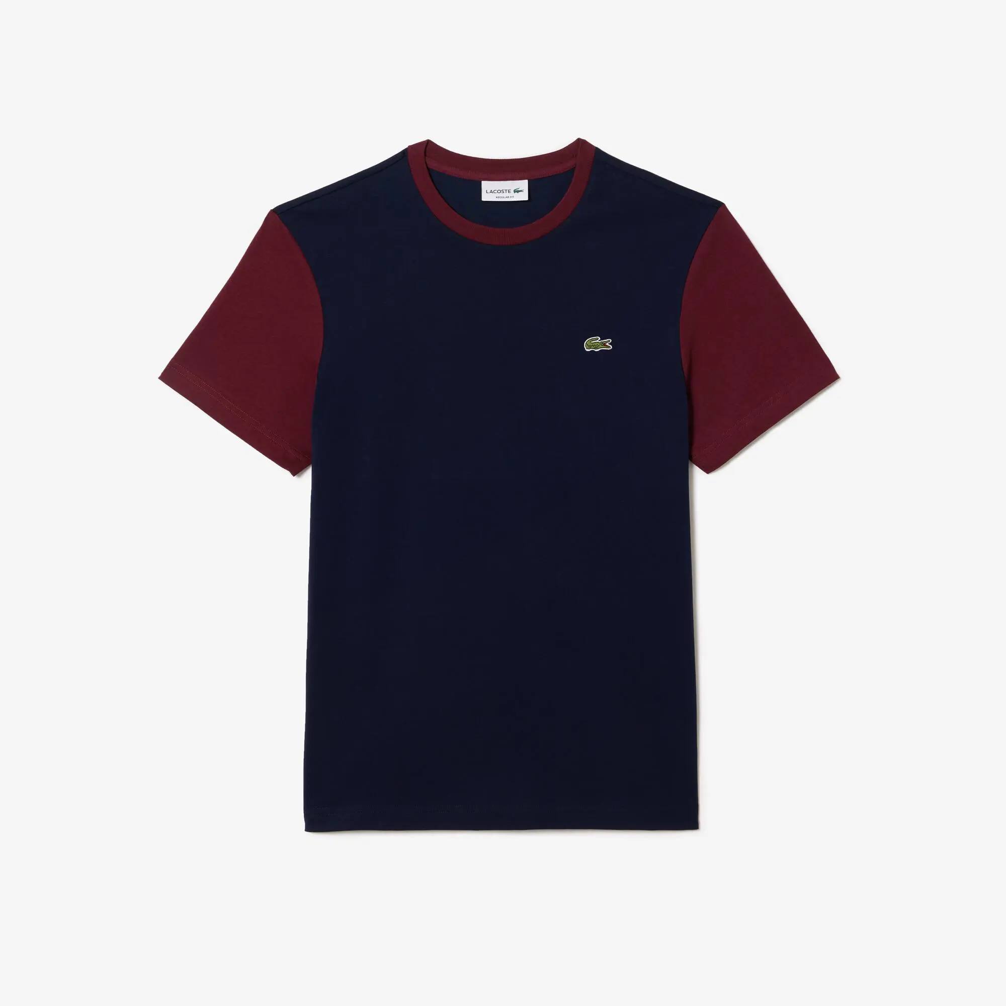 Lacoste Camiseta regular fit de punto con diseño color block. 2