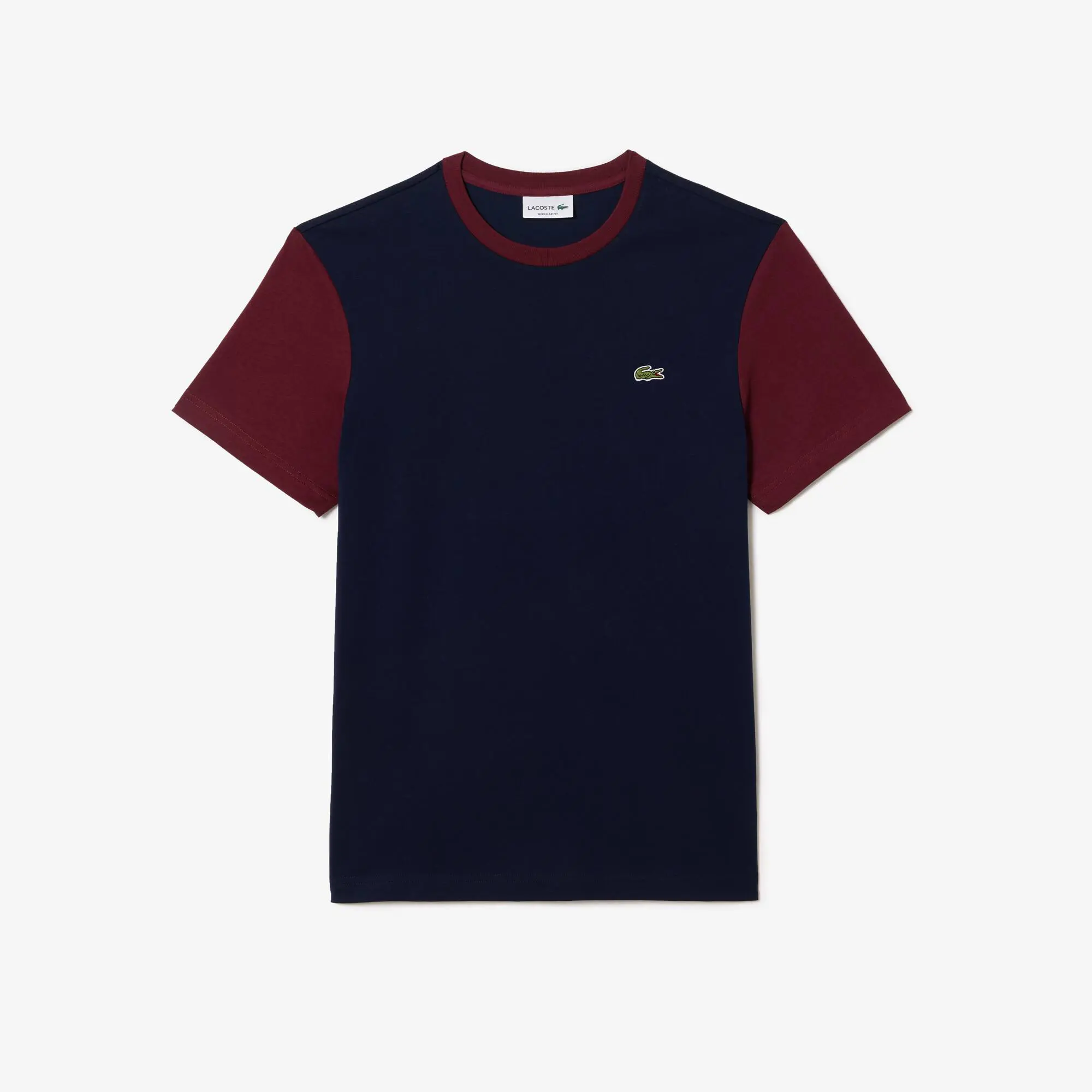 Lacoste Men's Regular Fit Colorblock Jersey T-Shirt. 2