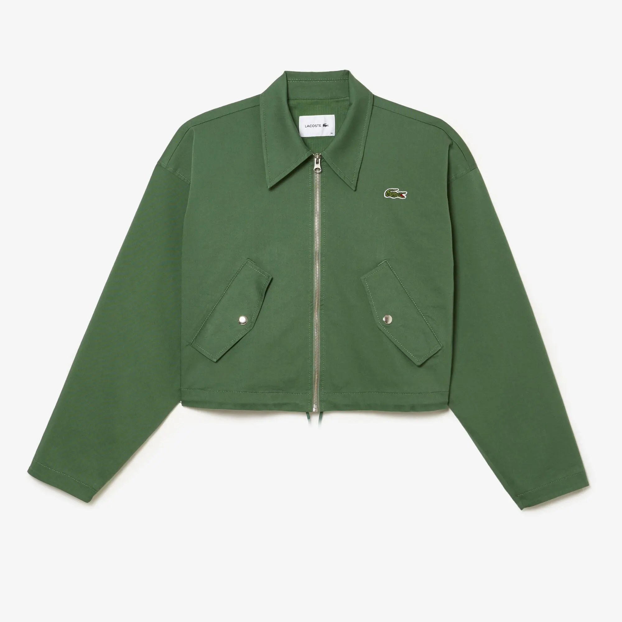 Lacoste Women’s Zipped Cotton Harrington Jacket. 2