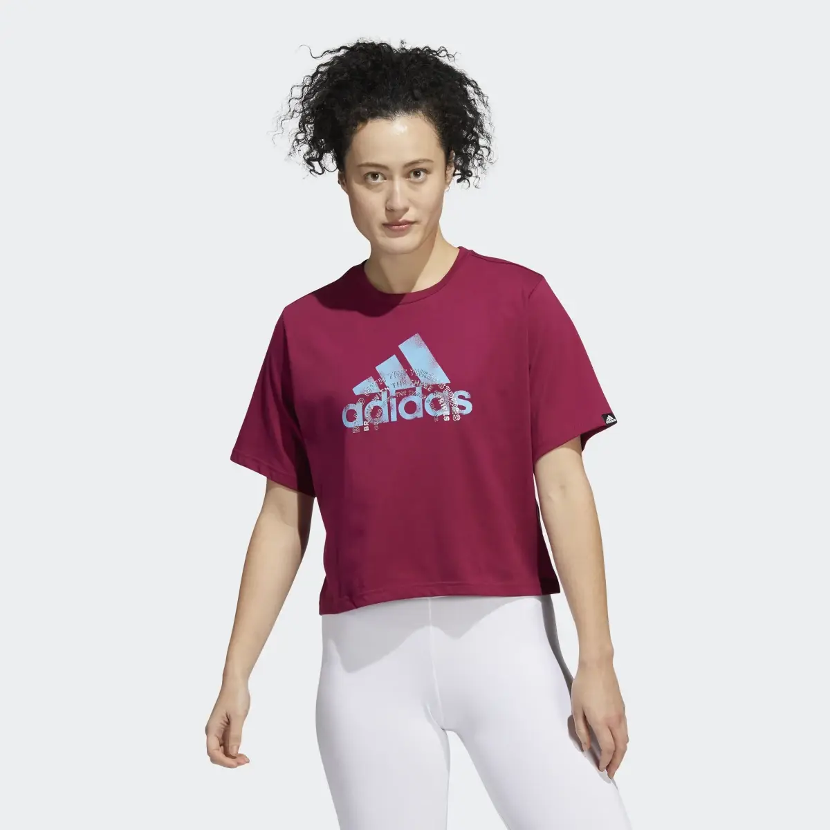 Adidas Playera Corta The Brand Logo Estampada. 2