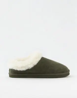 American Eagle Fur Scruff Slippers. 1