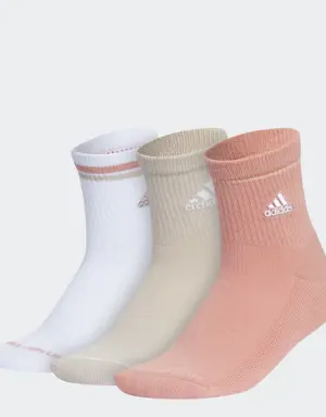 Adidas Cushioned Sport High-Quarter Socks 3-Pack