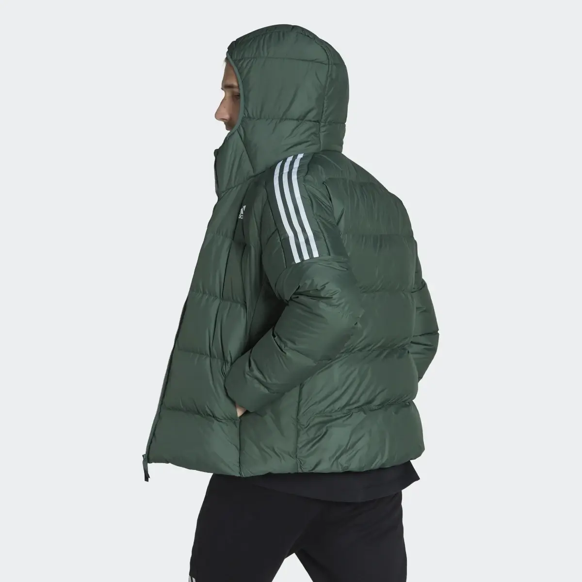 Adidas Essentials Midweight Down Hooded Jacket. 3