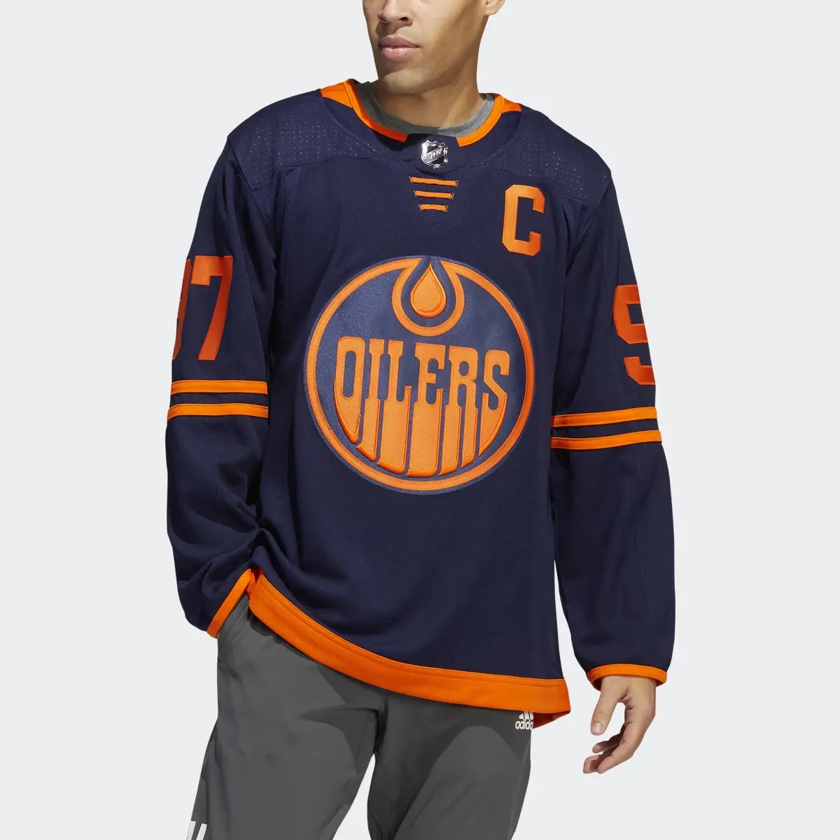 Adidas Oilers McDavid Third Authentic Jersey. 1