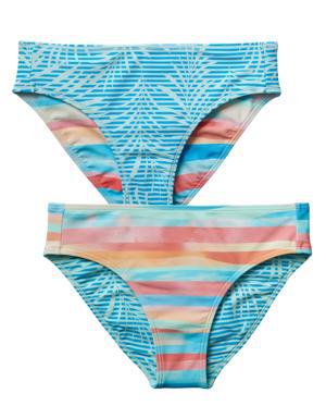 Girl Reversible Sunset Oasis Bikini Bottom multi
