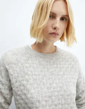 Mango Sweater with lurex details 