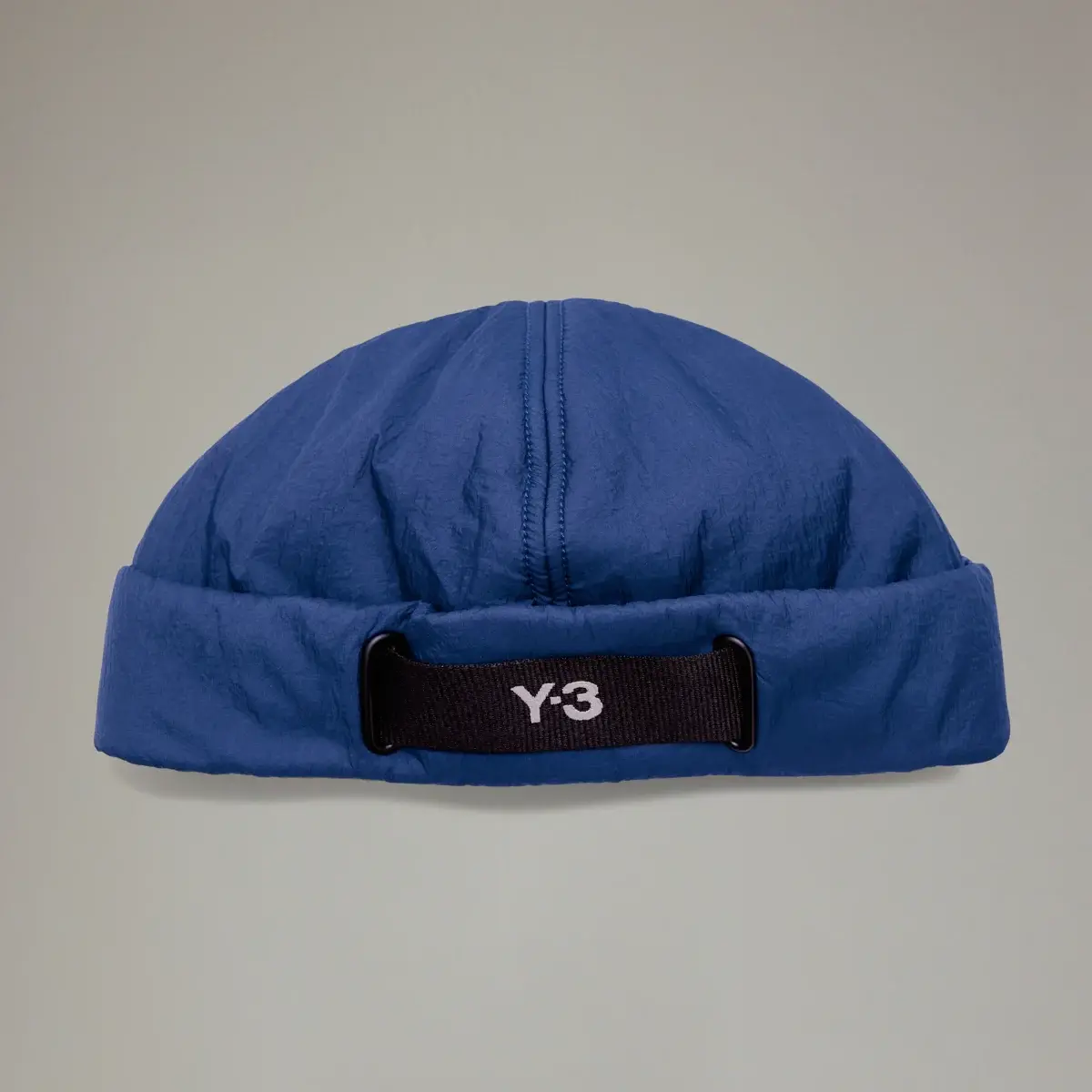 Adidas Y-3 Webbing Padded Beanie. 2