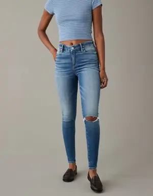 Luxe Ripped High V-Rise Jegging