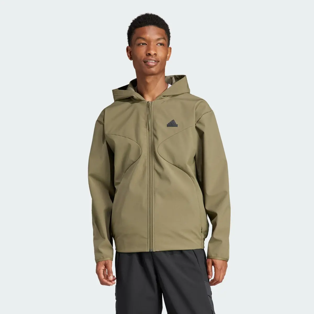 Adidas City Escape Full-Zip Hoodie. 2